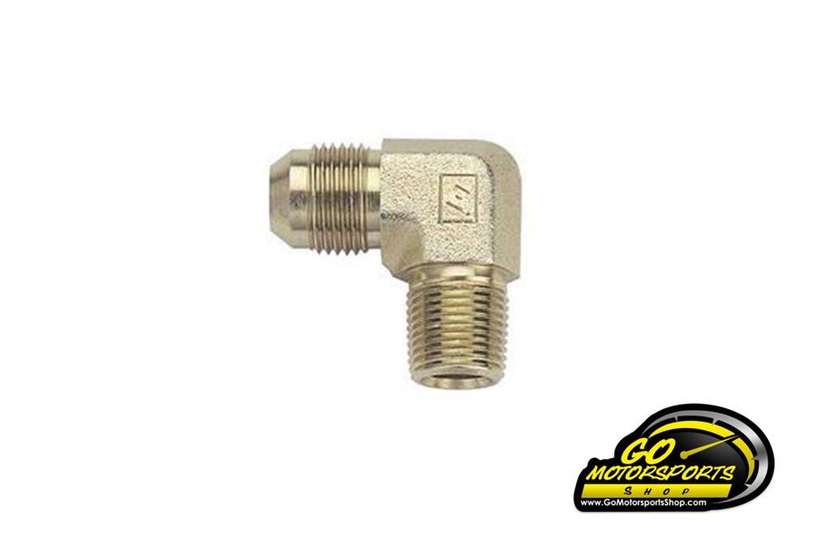 - 6AN Male to 1/4" NPT 90 Degree Adapter | FZ09/MT09 Catch Can Return Fitting / Valve Cover Vent Adapter - GO Motorsports Shop