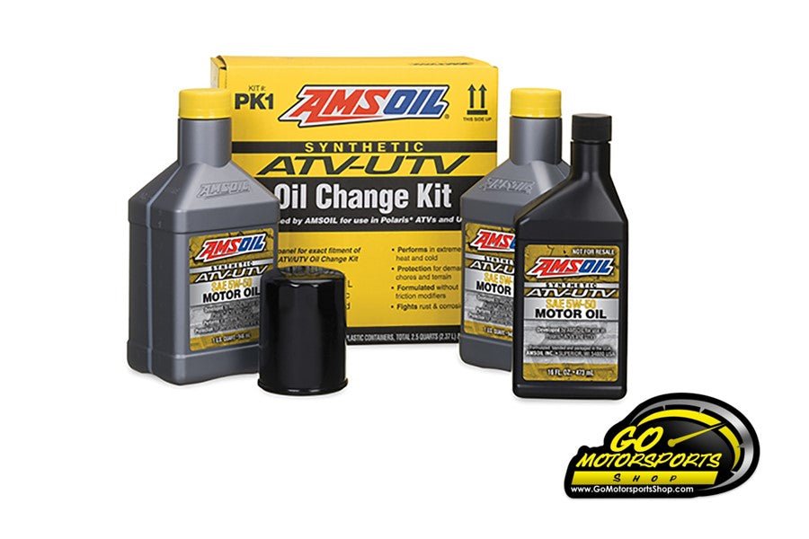 Amsoil ATV/UTV Oil Change Kits - Polaris (Pk 1, Pk 2, Pk 3) - GO Motorsports Shop