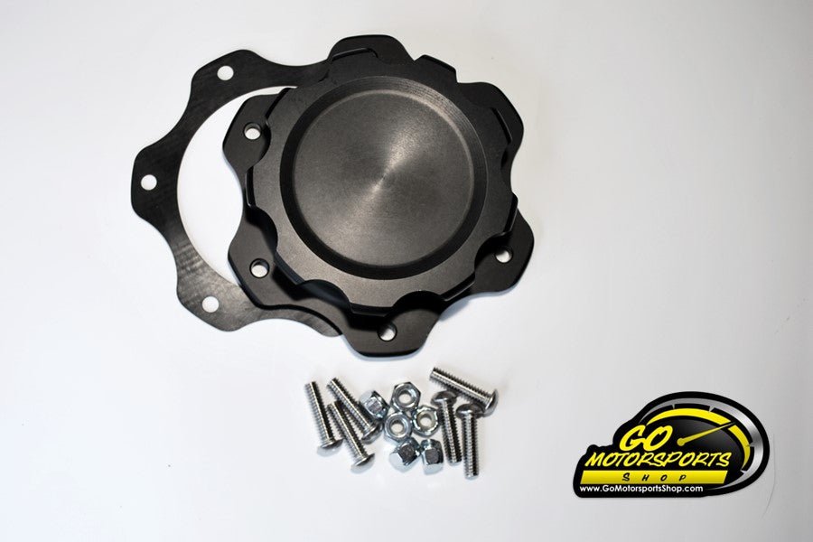 Fuel Cell Cap & Bung (Solid Color or Logo) | Legend Car & Bandolero - GO Motorsports Shop