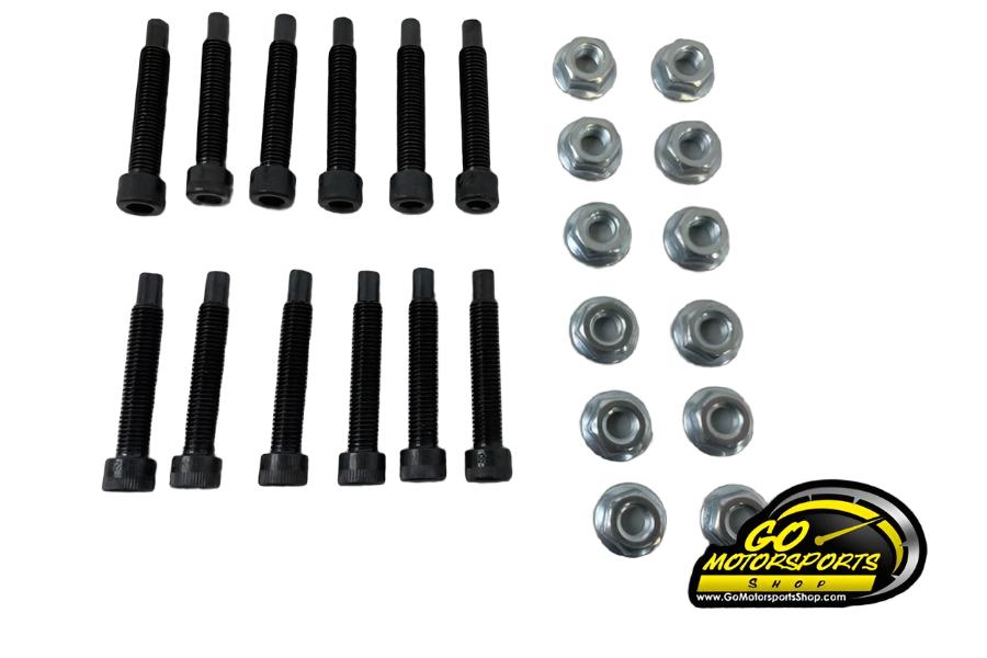 Go Kart | EZ Start Wheel Stud & Smooth Nut Kit 1/4" (Set of 12) - GO Motorsports Shop