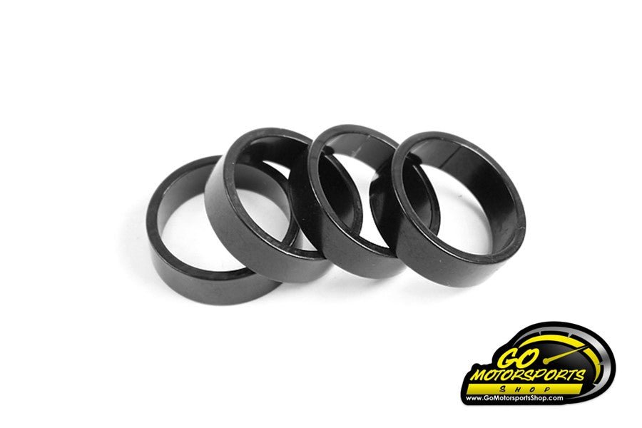 GO Kart | Spindle Spacers, Black Aluminum (5/8" & 3/4") - GO Motorsports Shop