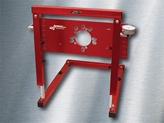 Longacre Precision Bump Steer Gauge with Billet Plate - 4 & 5 Bolt Sport/Compact
