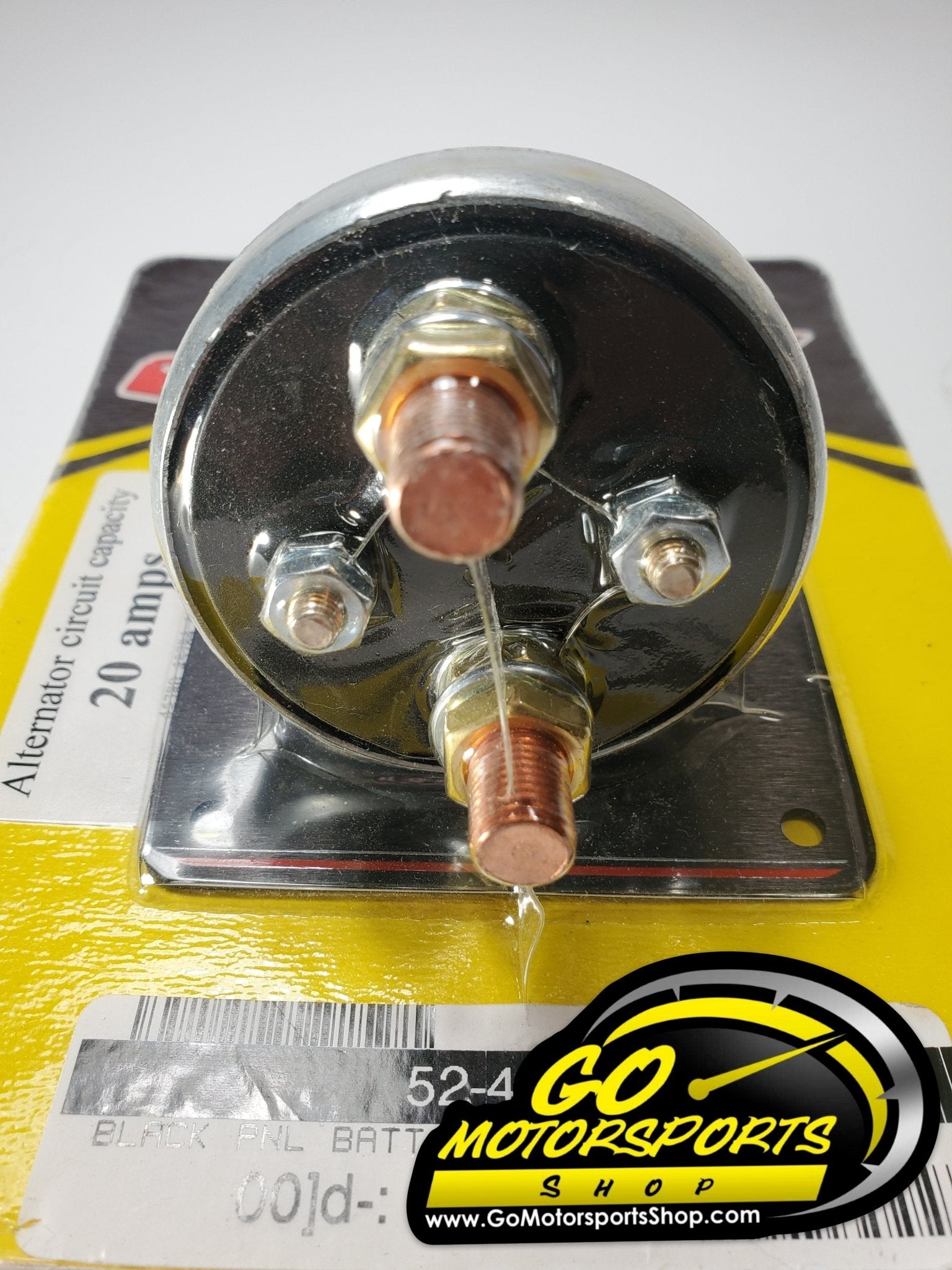 Longacre Battery Disconnect Panel Black 4 Post - GO Motorsports Shop