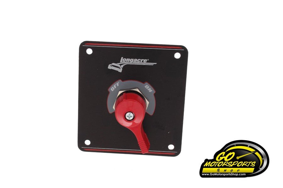 Longacre Battery Disconnect Panel Black 4 Post - GO Motorsports Shop