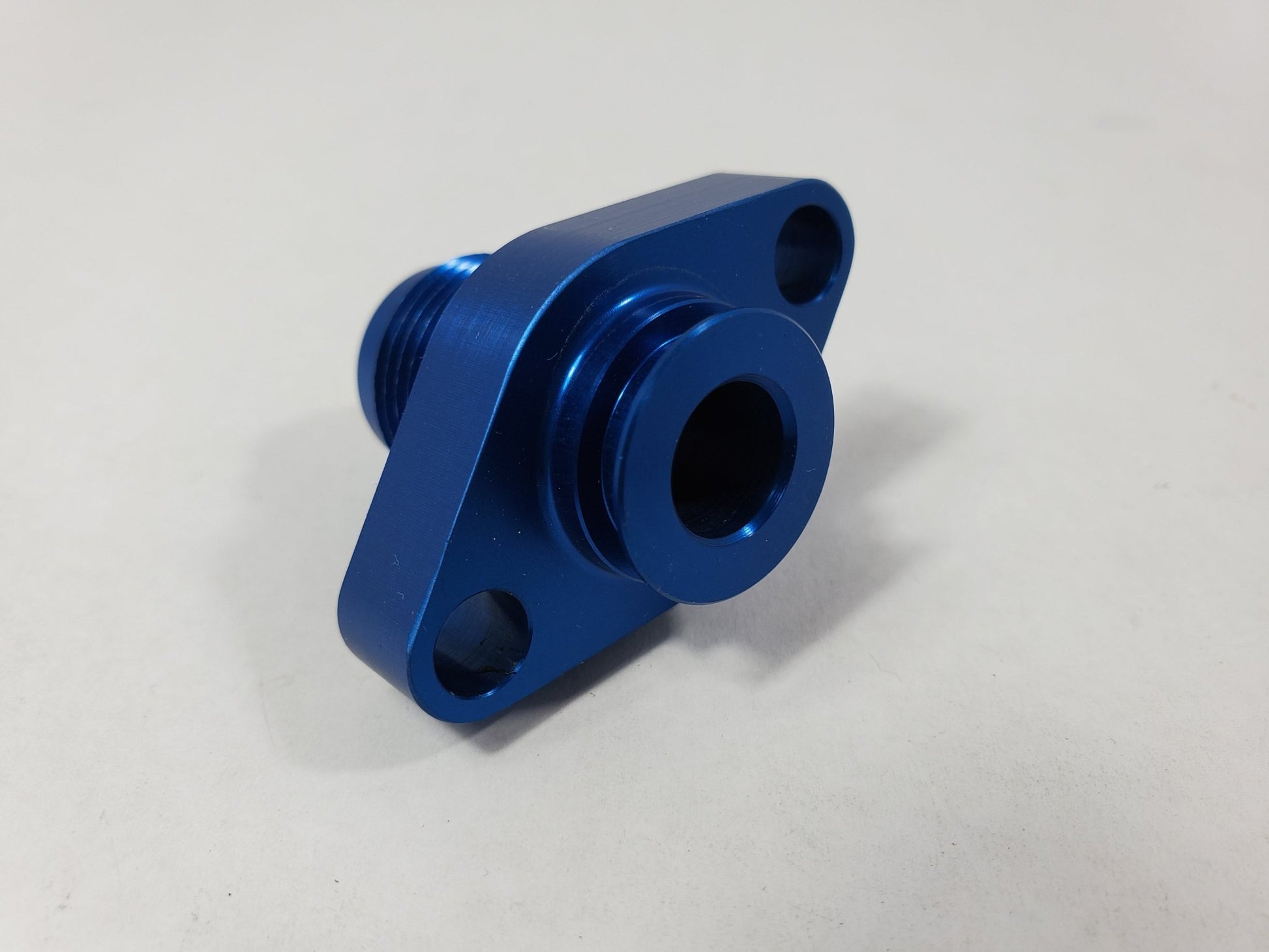 Oil Pan Adapter AN8/Blue for 1200/1250 | US Legend Car - GO Motorsports Shop