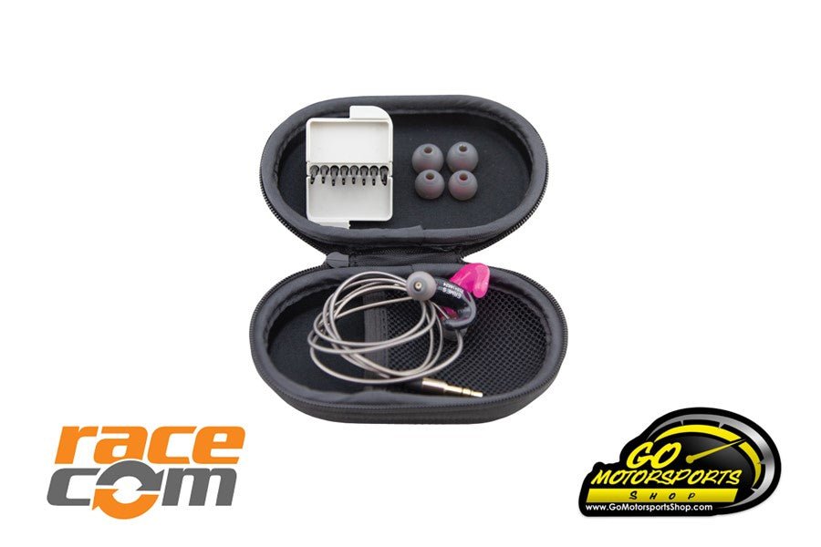 RaceCom | Ermes Ergonomic Silicon Earbuds - 3.5mm Mono - GO Motorsports Shop