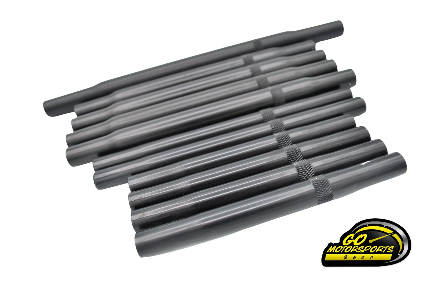 Radius Rods 3/8" & 1/2" Thread Aluminum, Black Anodized (5.5", 7", 8.25", and 11") | Bandolero - GO Motorsports Shop