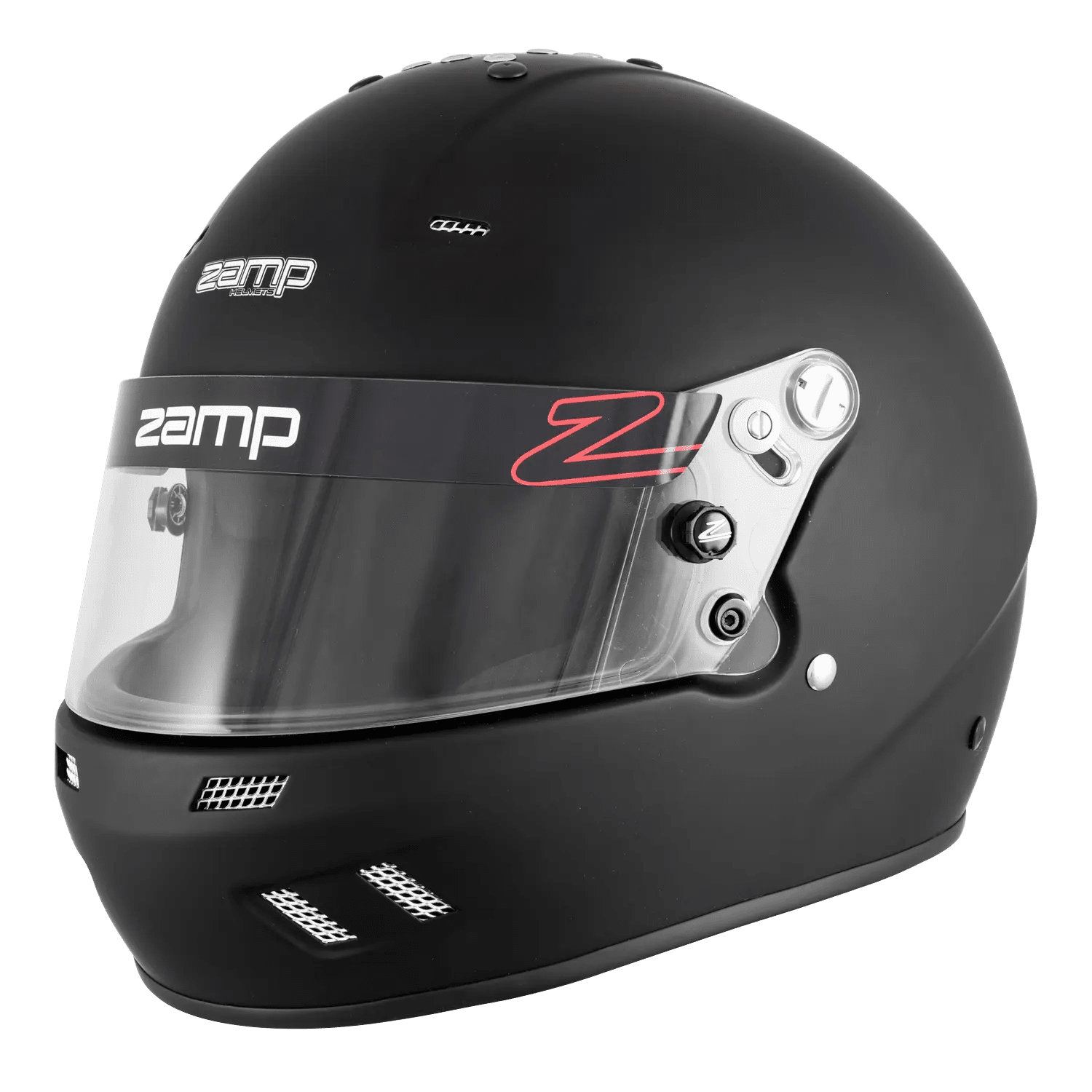 cheap snell approved motorcycle helmets Zamp RZ-59 Racing Helmet (Full Face, Snell SA2020, Head and Neck Support Ready, Flat Black)
