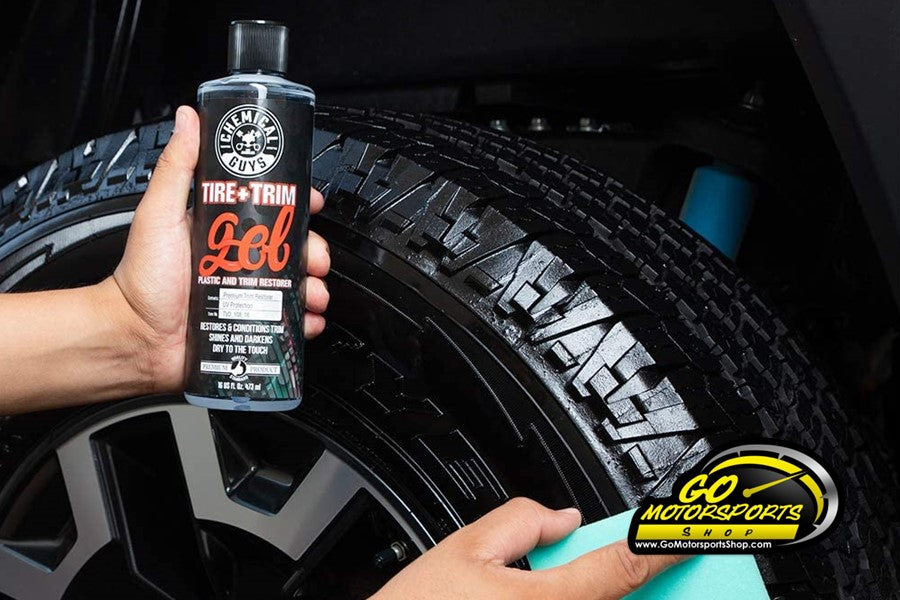Chemical Guys  Tire & Trim Gel for Plastic & Rubber (16oz) – GO  Motorsports Shop