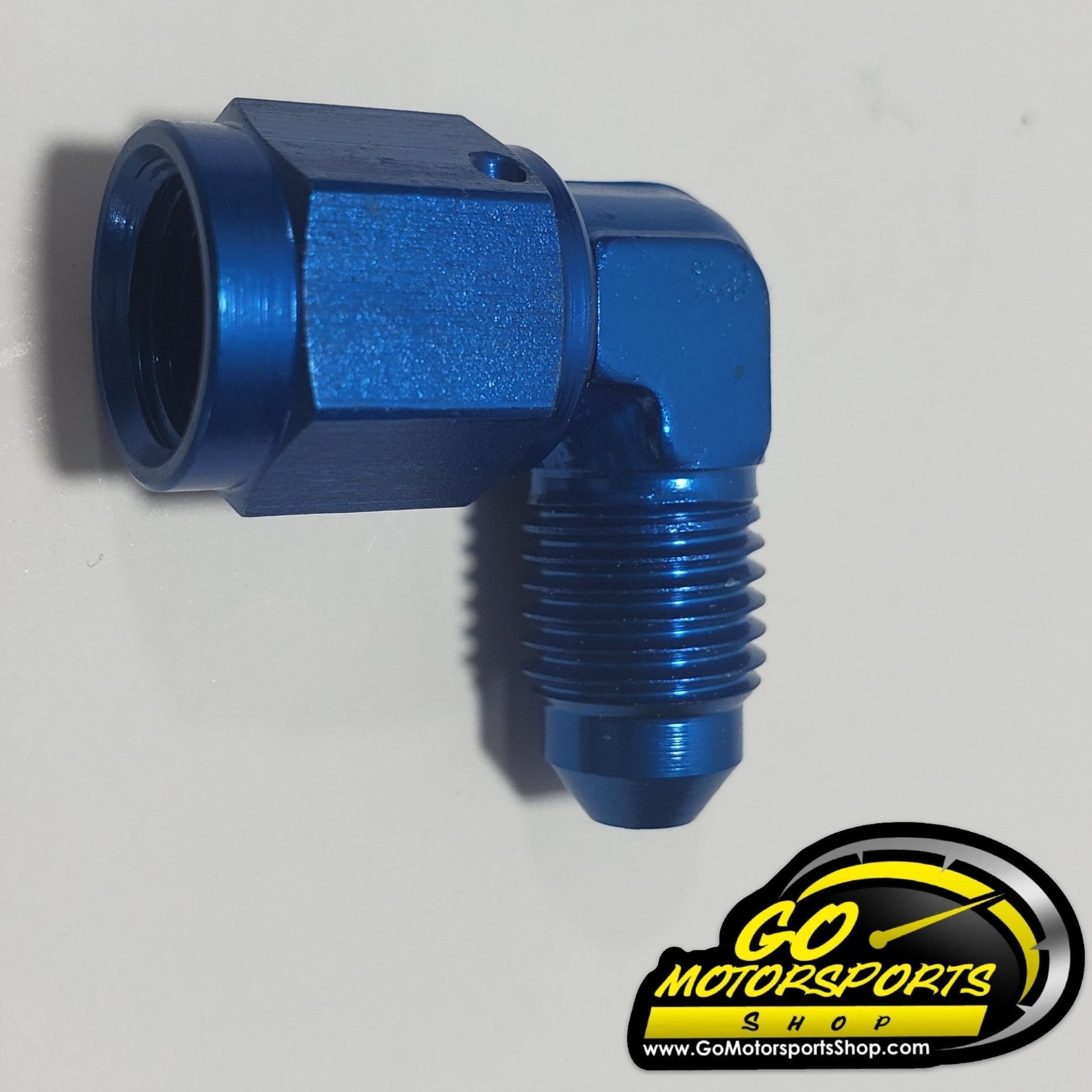  - 4AN Top End Oiler 90 Adapter - GO Motorsports Shop