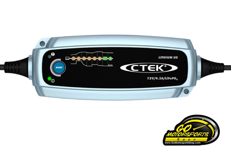 CTEK 12V Lithium US Smart Charger 4.3A  Legend Car / Bandolero – GO  Motorsports Shop