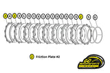 Clutch Friction Plate #2 for FZ09/MT09 | Legend Car