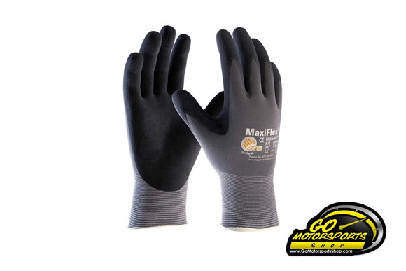 MaxiFlex Ultimate Men's Large Gray Nitrile Coated Work Gloves (1 Pair)