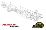 GO Kart | Noram Cheetah Clutch #35 Chain - Parts - Pressure Plate Assembly