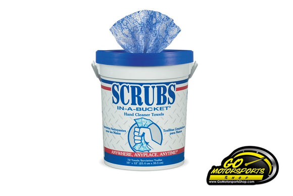 Scrubs-In-A-Bucket, Hand Cleaner Towels, 72 Towels