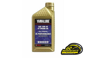 Yamalube 10W-40 Motorsports Full Synthetic Performance Oil
