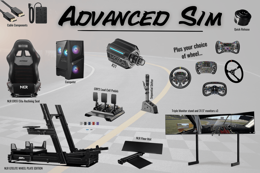 Motocycle Sim Rig Advanced Racing Sim Rig - GO Motorsports Shop