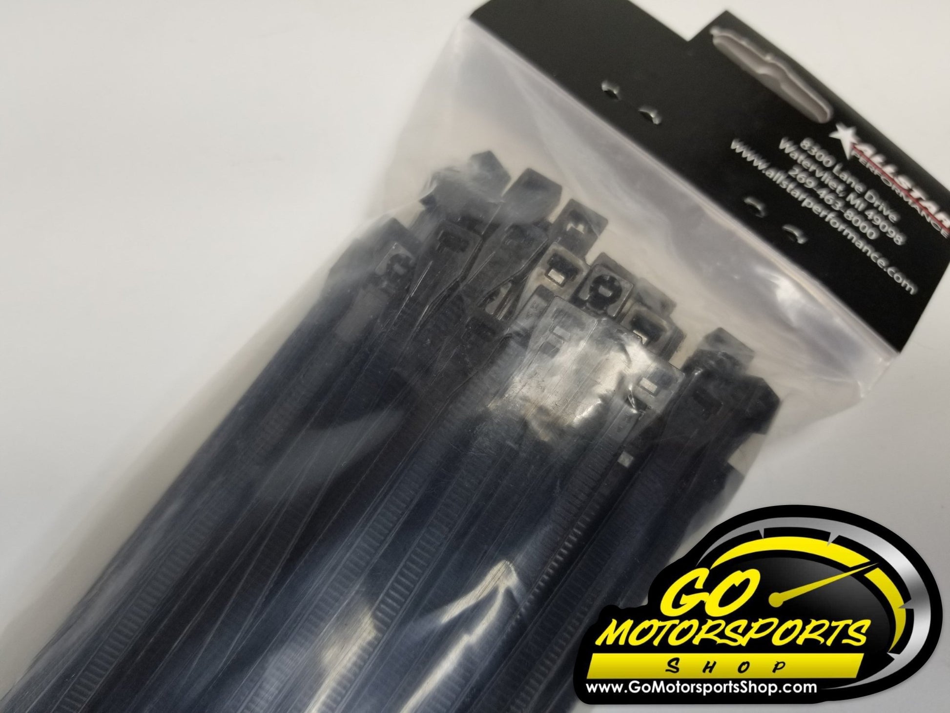 Allstar 11 - 1/4” Black Wire Ties (100 Pack) - GO Motorsports Shop