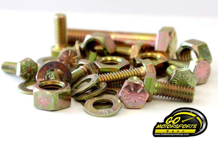 Bolts Washers Nuts | 3/8 - 16 Grade 8 Yellow Steel - GO Motorsports Shop