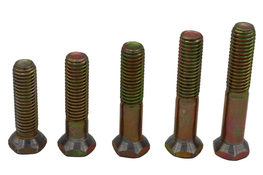 Chamfered Bolts | 1/2 - 13 Grade 8 Yellow Steel - GO Motorsports Shop