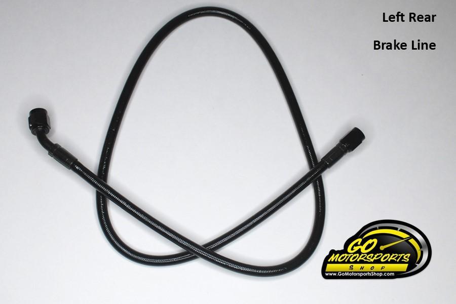 Full Braided Brake Line Kit with Left Front or Right Front Bias (Bias Mounted at Master Cylinder) | Legend Car - GO Motorsports Shop