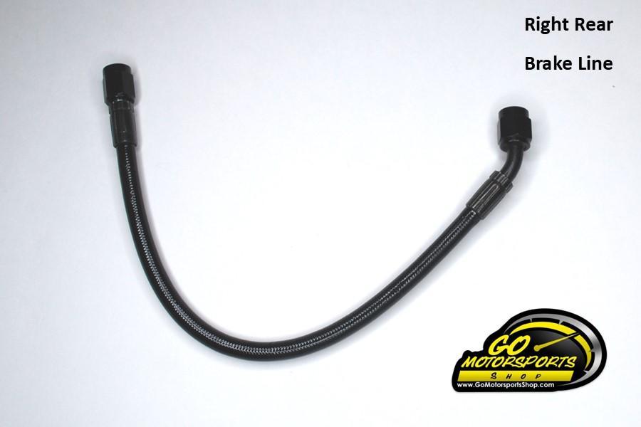 Full Braided Brake Line Kit with Left Front or Right Front Bias (Bias Mounted at Master Cylinder) | Legend Car - GO Motorsports Shop