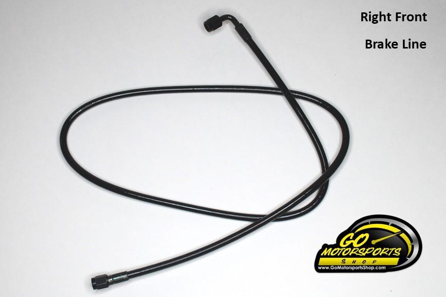 Full Braided Brake Line Kit with Left Front or Right Front Bias (Bias Mounted at Master Cylinder) | Legend Car - GO Motorsports Shop