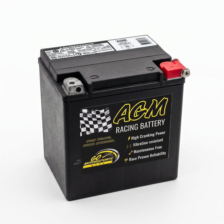 Go Motorsports AGM Battery | Legend Car and Bandolero - GO Motorsports Shop
