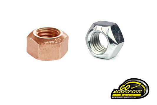 Header Stud Locknuts (Copper or Zinc Plated) | Legend Car - GO Motorsports Shop