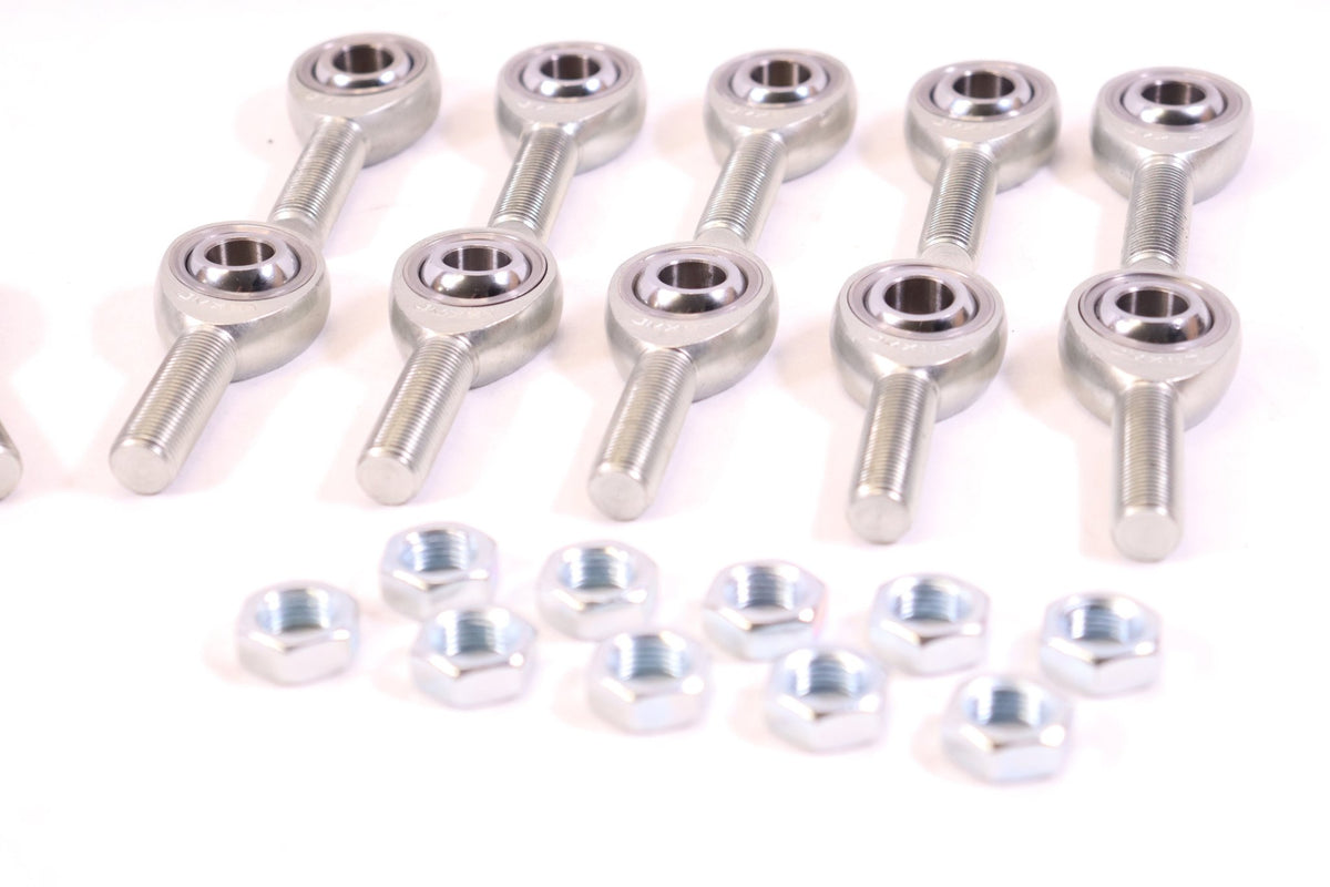 Heim / Jam Nut Package of 1/2" X 1/2" JMX8T 3 - Piece | Legend Car - GO Motorsports Shop