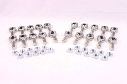 Heim / Jam Nut Package of 1/2" X 1/2" JMX8T 3 - Piece | Legend Car - GO Motorsports Shop