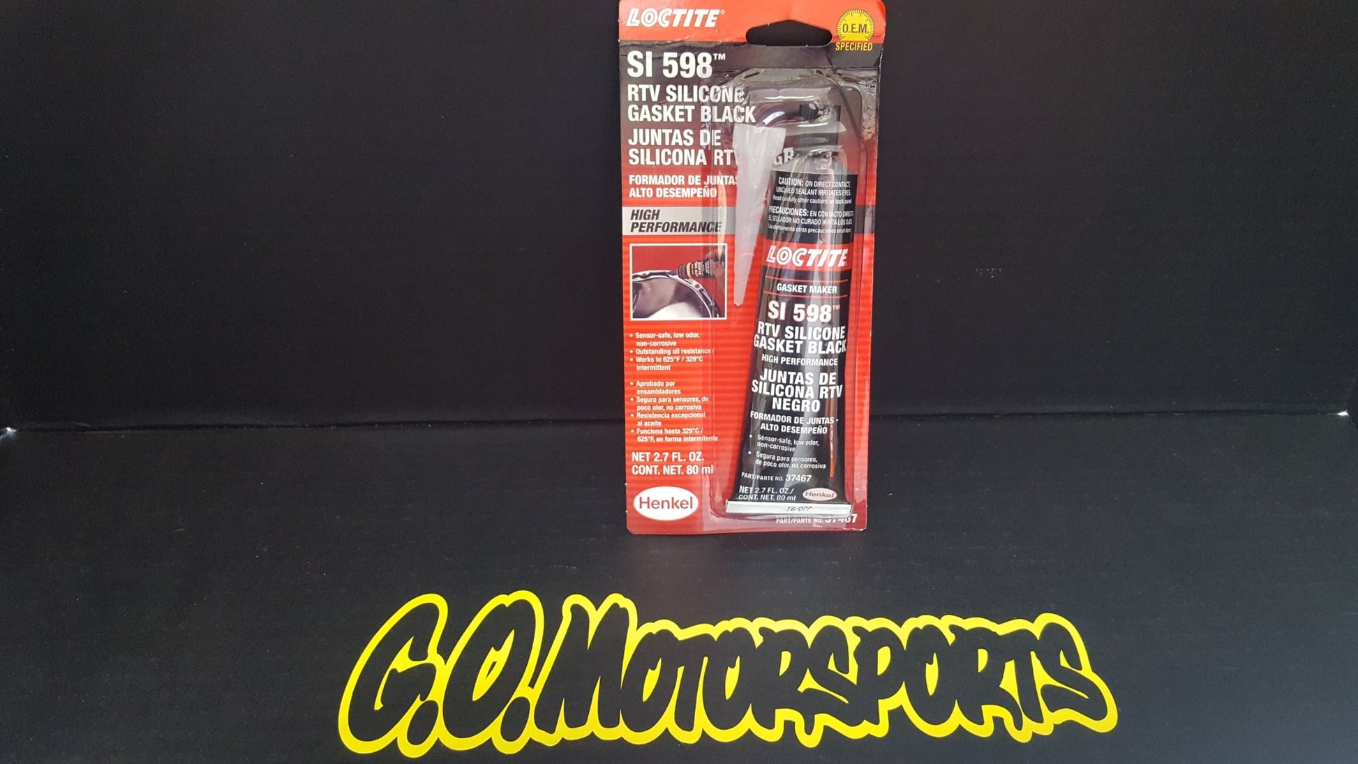 Loctite RTV 598 Silicone Sealant - GO Motorsports Shop