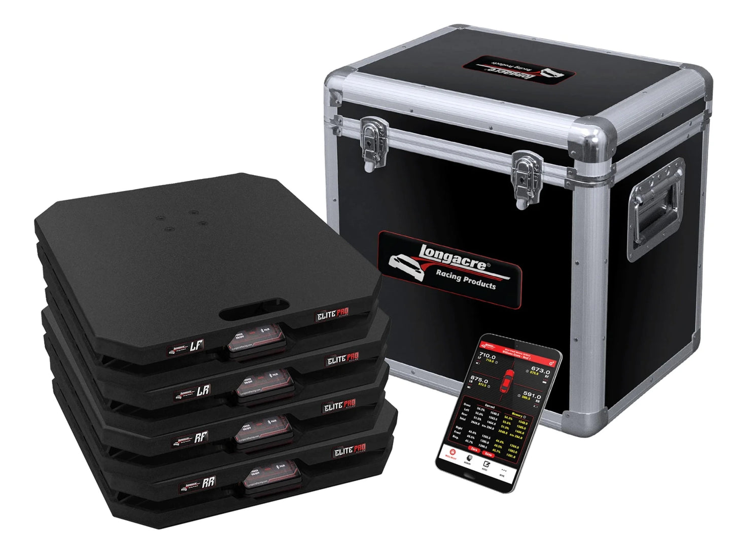 Longacre Elite Pro Wireless Scales 1500 Lbs./Pad, 15" Pads - GO Motorsports Shop