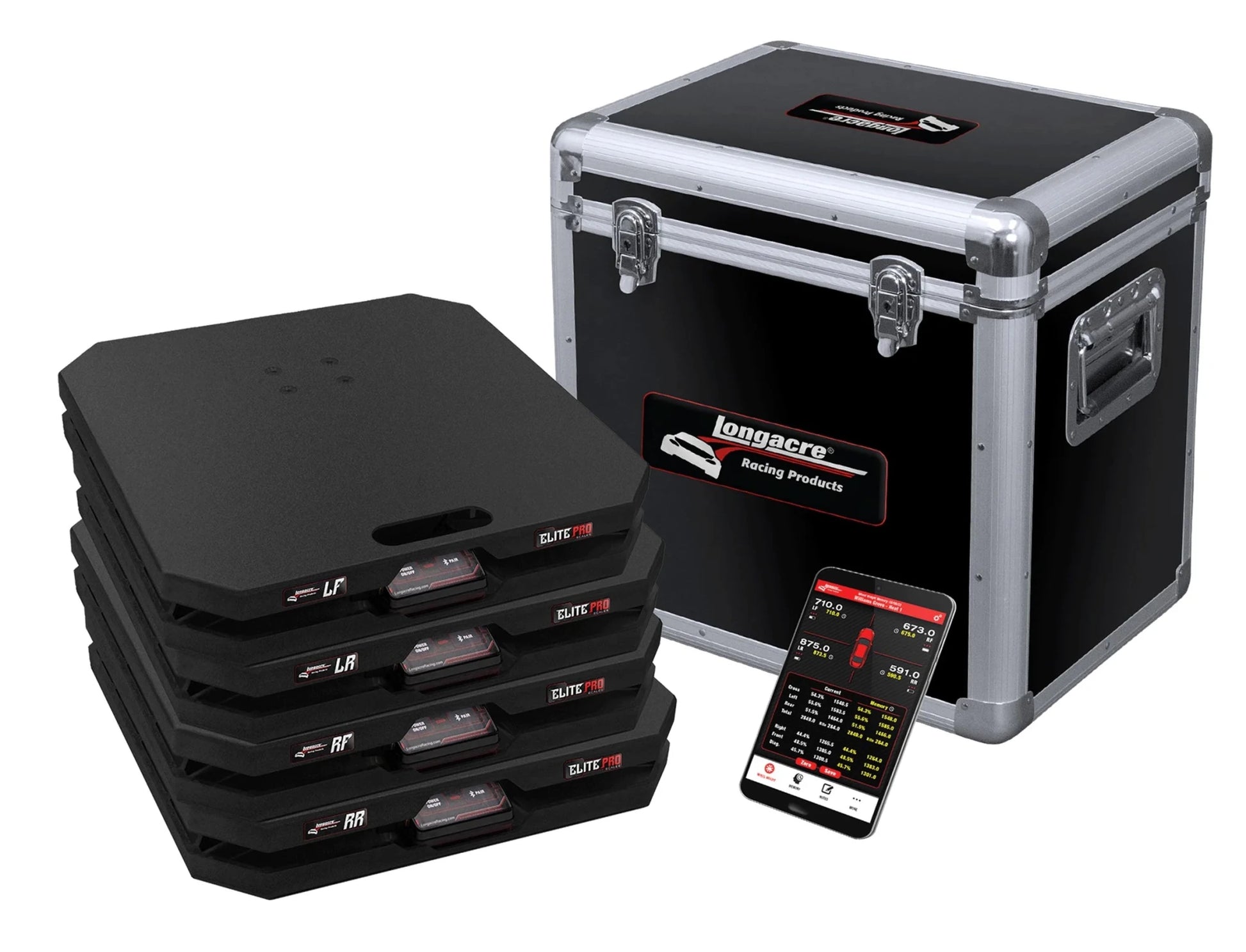 Longacre Elite Pro Wireless Scales 1500 Lbs./Pad, 15" Pads - GO Motorsports Shop