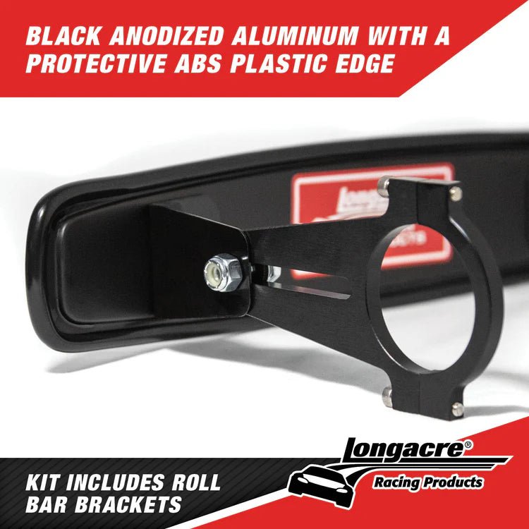 Longacre Rear View Mirror (14" or 17") Assembly / Replacements - GO Motorsports Shop
