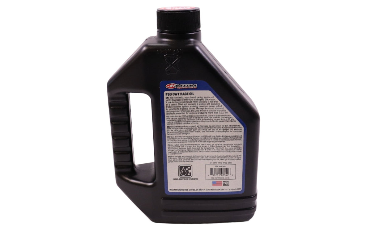 Maxima PS0 Motor Oil 0W Synthetic 1 qt | Bandolero - GO Motorsports Shop