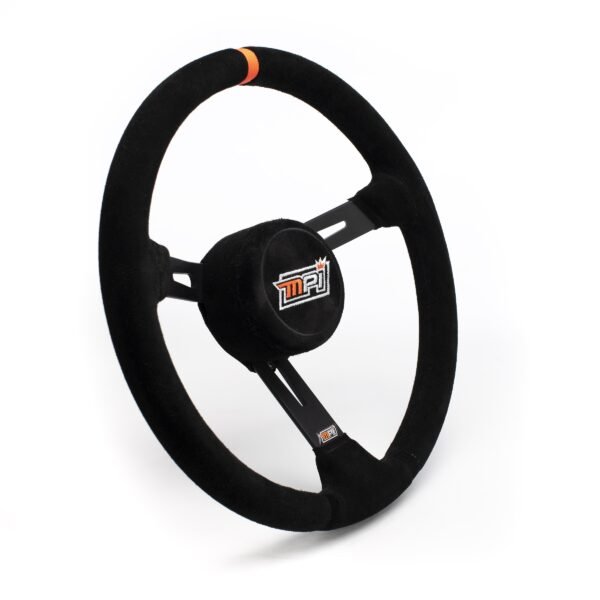 MPI Late Model Aluminum Frame Suede Steering Wheel 15” - GO Motorsports Shop