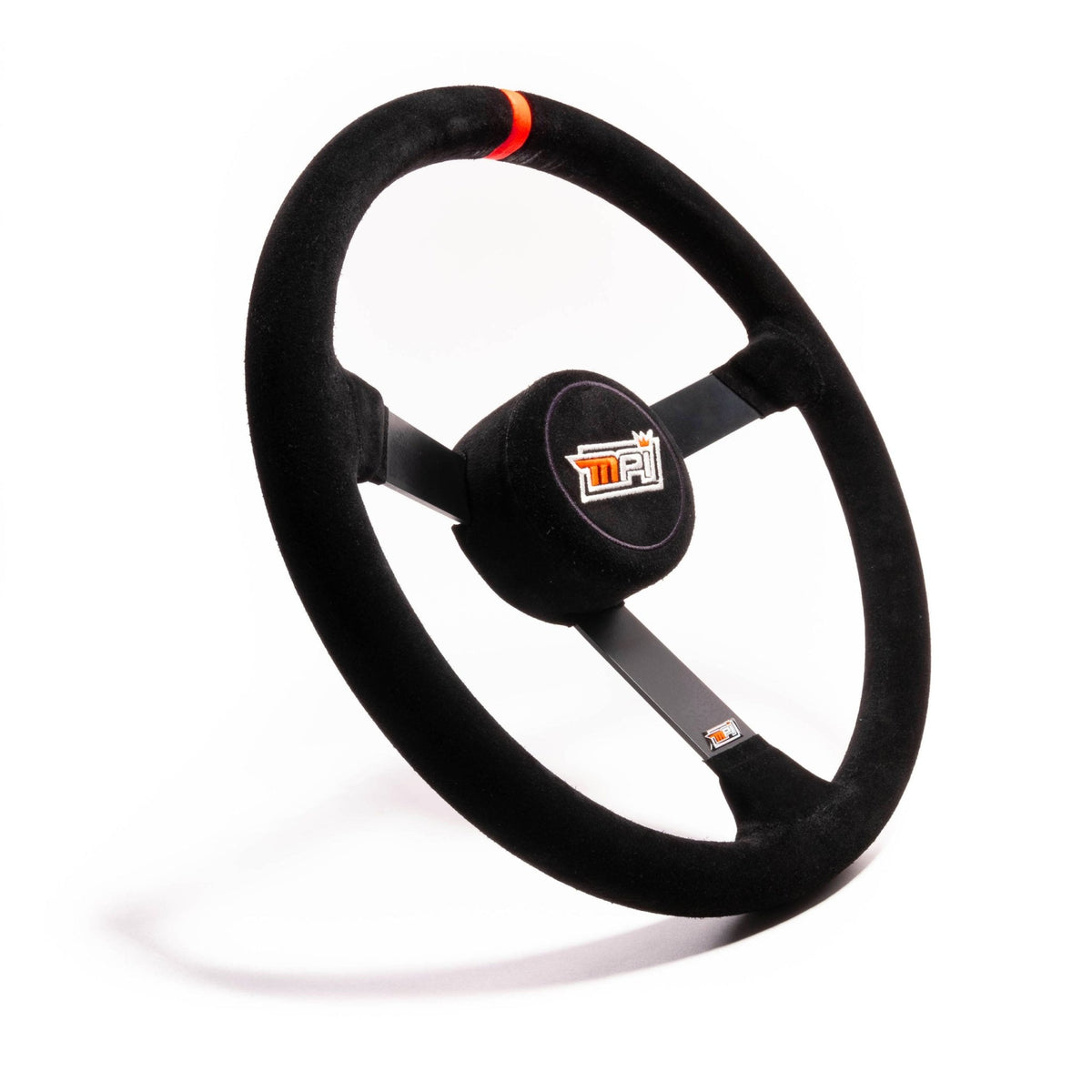 MPI Late Model Steel Frame Suede Steering Wheel 15” - GO Motorsports Shop