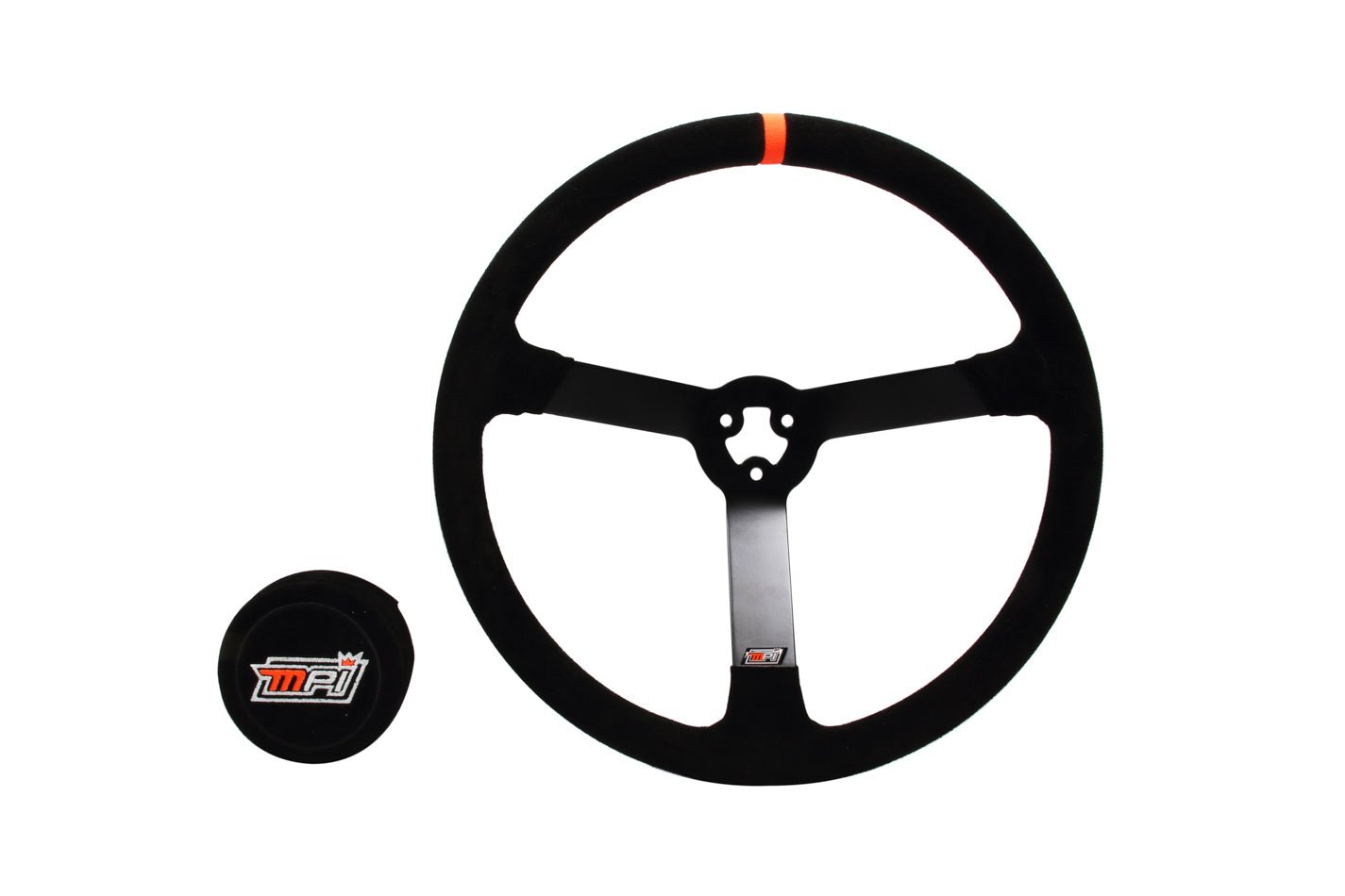 MPI Legends/Bandolero Suede Steering Wheel 15” (Large Size) - GO Motorsports Shop