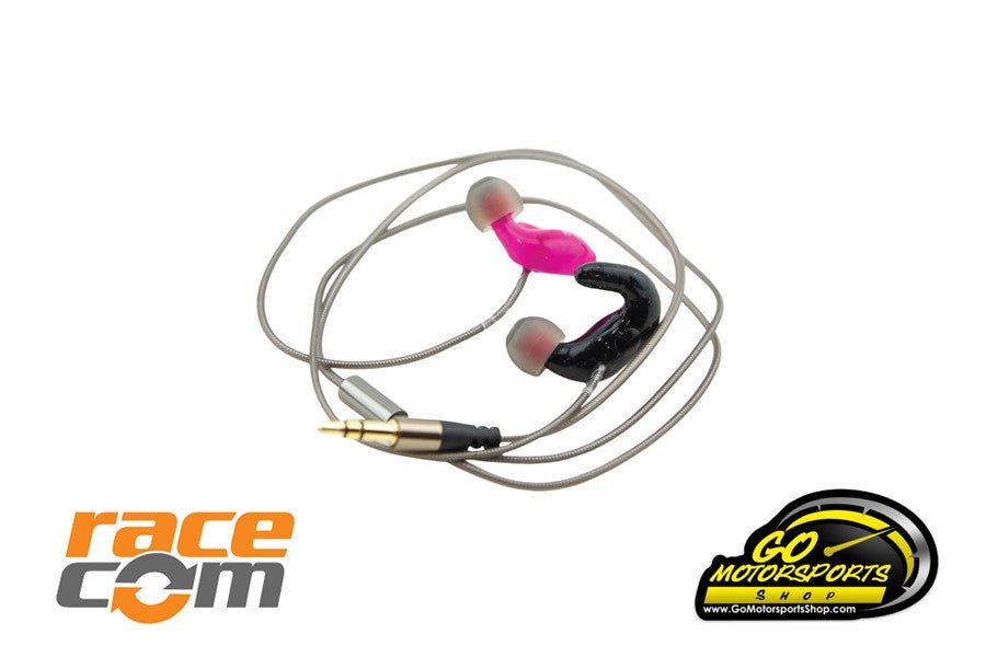 RaceCom | Ermes Ergonomic Silicon Earbuds - 3.5mm Mono - GO Motorsports Shop