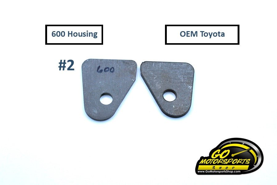 Rearend Double Shear COMPLETE Bracket Kit (600 Housing) | Legend Car - GO Motorsports Shop