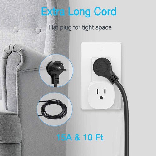 Tessan 10 - Outlet Surge Protector with 3 USB Ports - GO Motorsports Shop