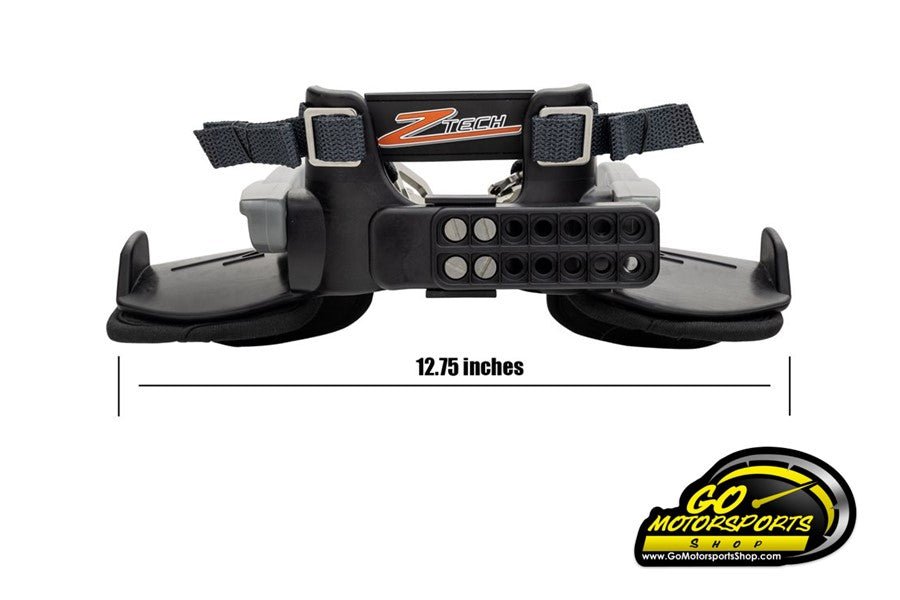 Z - Tech Series 2A SFI 38.1 Head and Neck Restraint Certified Black/Gray One Size Fits All - GO Motorsports Shop