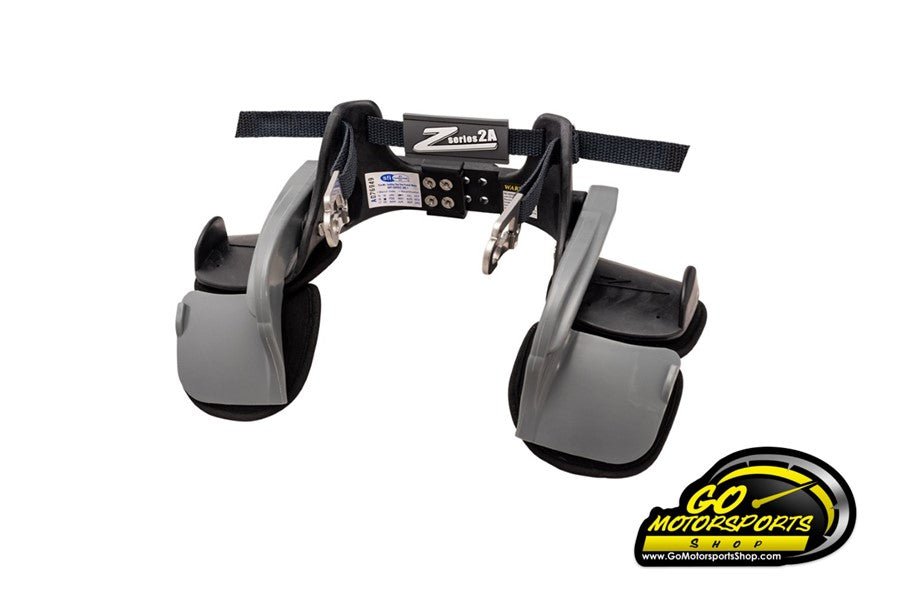 Z - Tech Series 2A SFI 38.1 Head and Neck Restraint Certified Black/Gray One Size Fits All - GO Motorsports Shop