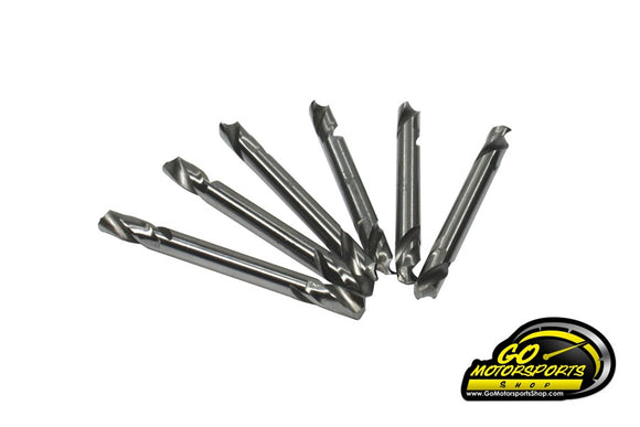 1/8 Rivet (SMALL) Drill Bits, Double Ended (6 Pack)