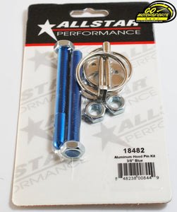 Allstar Aluminum Hood Pin Kit (Blue, Red, Black, Silver)
