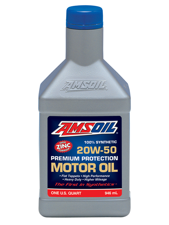 Amsoil Premium Protection 20W-50 Synthetic Motor Oil