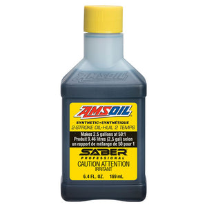 Amsoil SABER® Professional Synthetic 2-Stroke Oil (6.4oz Bottle)