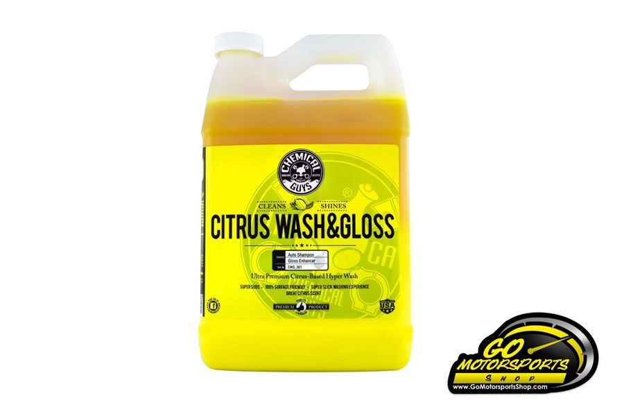 Chemical Guys  Citrus Wash & Gloss Concentrated Car Wash (1 Gallon) – GO  Motorsports Shop