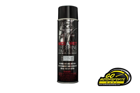 Chemical Guys | Nice & Wet Tire Shine Protective Coating for Rubber/Plastic (Spray Can)